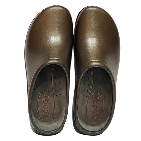 KLOGS Edge Footwear Chestnut Brown Clog SZ 7 - Picture 5 of 12